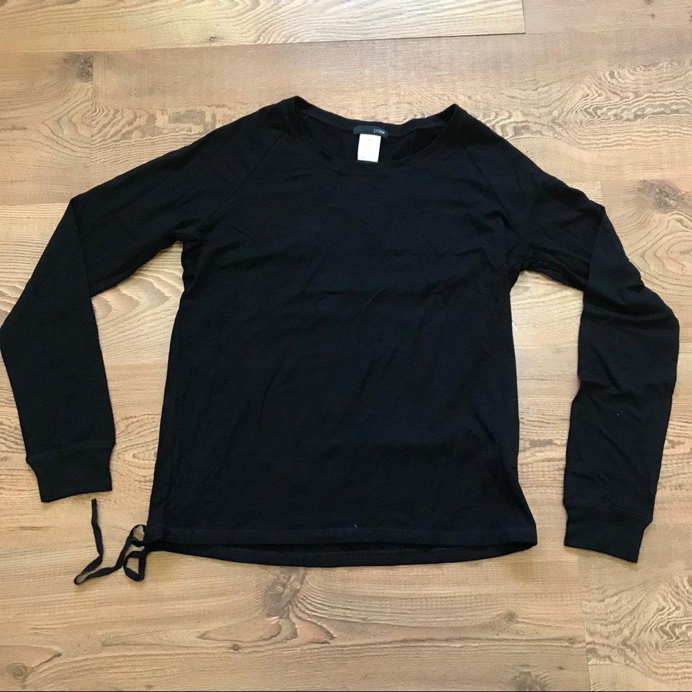 Vintage 90s 2000s J crew black long sleeve top
